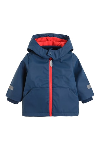 Regenjas met Capuchon Marineblauw