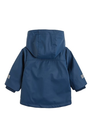 Regenjas met Capuchon Marineblauw