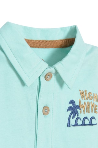 Polo Zeegroen