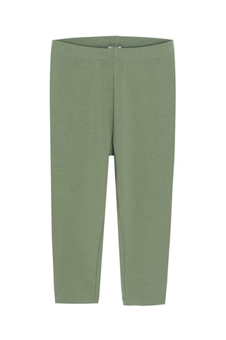 2 Leggings Kaki en Wit