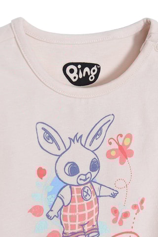 Rompertje en Rok Bing Bunny nude en roze