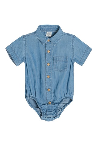 Denim Rompertje Lichtblauw