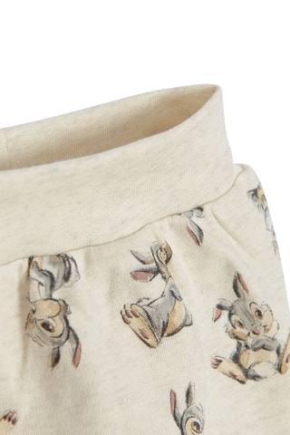 Body et short Ms. Bunny et Panpan Bambi Disney Blanc et beige