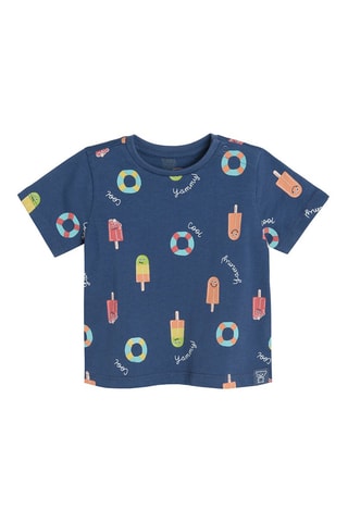 T-shirt - Marineblauw