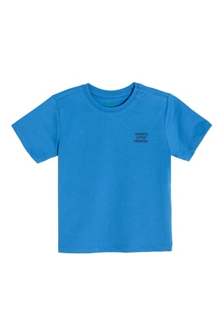 3 T-shirts Wit, hemelsblauw en gemêleerd grijs
