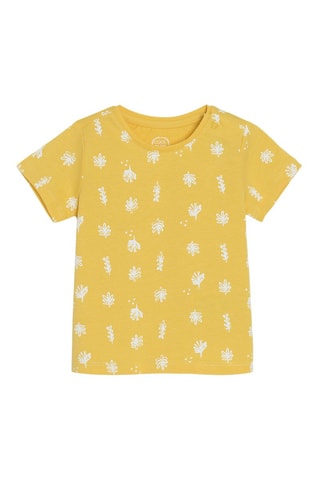 3 T-shirts Geel, groen en wit
