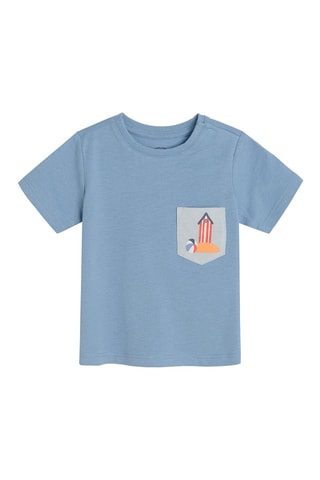 3 T-shirts Blauw