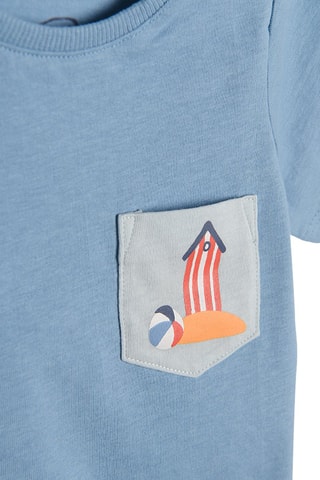 3 T-shirts Blauw