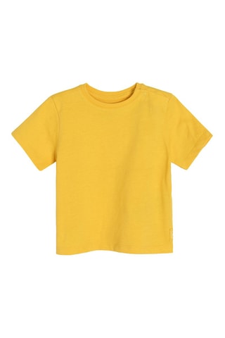 T-shirt. Mosterdgeel
