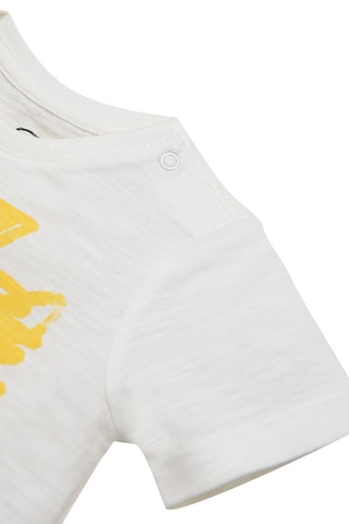 T-shirt. Gemêleerd Wit