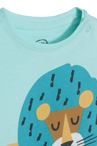 T-shirt - Zeegroen