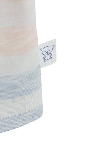 T-shirt. Wit en Gemêleerd Marineblauw