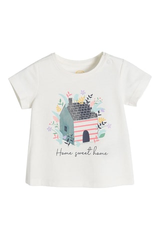 T-shirt. Ecru