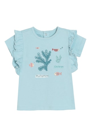 T-shirt - Hemelsblauw