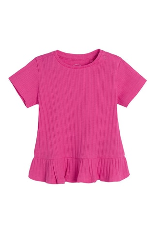 2 T-shirts Fuchsia en Lichtpaars