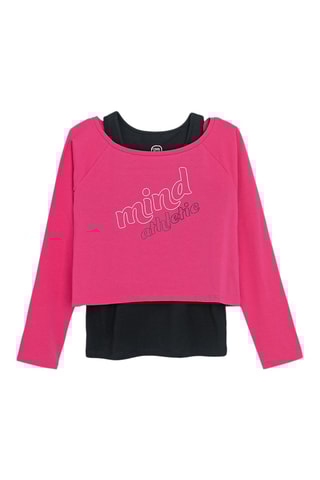 T-shirt et débardeur - Noir et rose