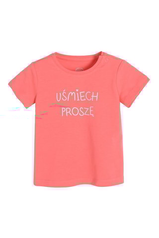 T-shirt - Koraalrood
