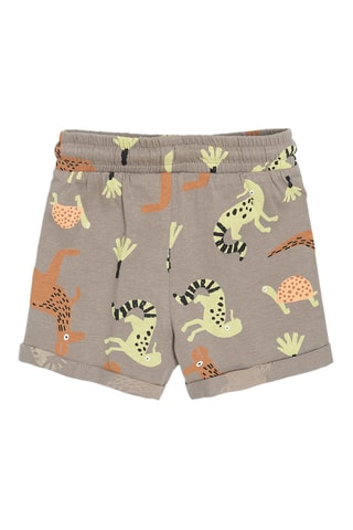 T-shirt en Short Oranje en Kaki