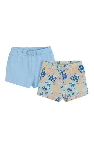 2 Shorts Blauw en Grijs