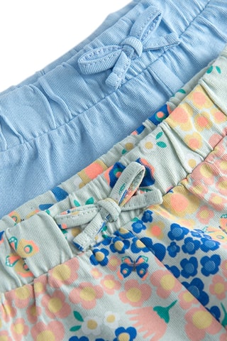 2 Shorts Blauw en Grijs