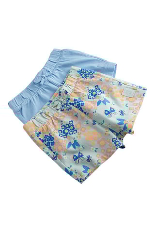 2 Shorts Blauw en Grijs
