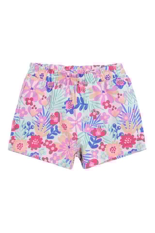2 Shorts Indigoblauw en Wit