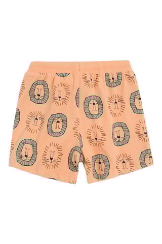 Short Zalmroze en Zeegroen