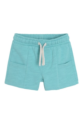 T-shirt en Short Beige en Gemêleerd Turquoise