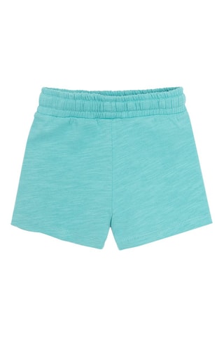 T-shirt en Short Beige en Gemêleerd Turquoise