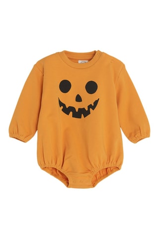 Rompertje en Broek - Oranje en Zwart