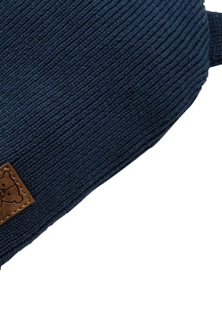 Muts met Oortjes - Marineblauw