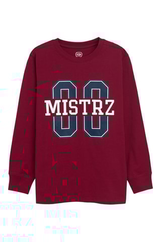 T-shirt - Bordeauxrood