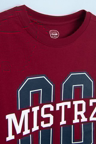 T-shirt - Bordeauxrood