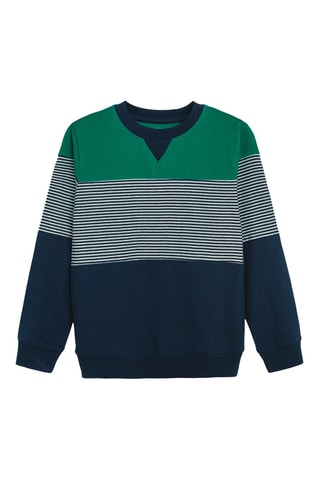 T-shirt - Groen en Marineblauw