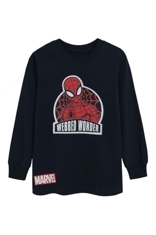 T-shirt Spider-Man Avengers Marvel - Nachtblauw 