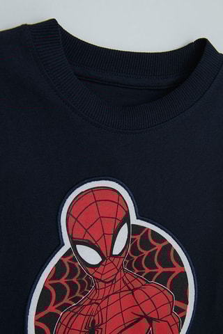 T-shirt Spider-Man Avengers Marvel - Nachtblauw 