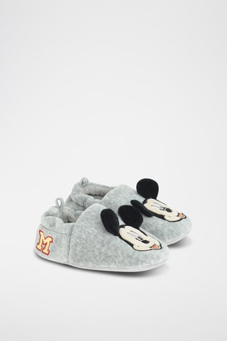 Chaussons Mickey Disney - Gris clair chiné