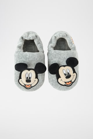 Chaussons Mickey Disney - Gris clair chiné