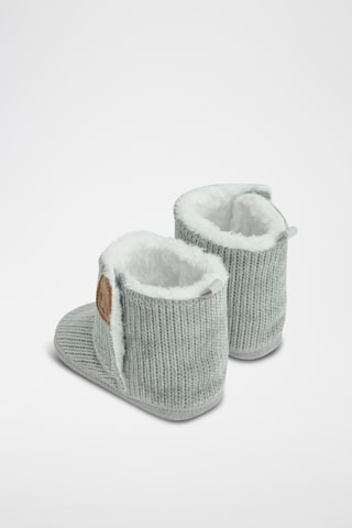 Chaussons fourrés - Gris clair