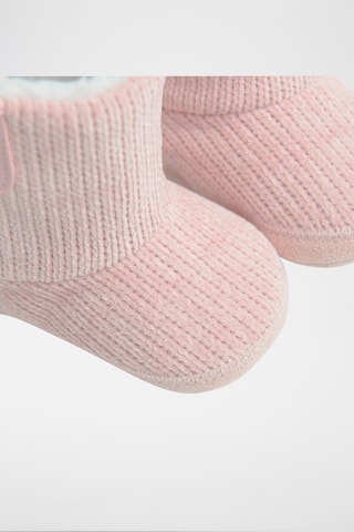 Chaussons fourrés - Rose