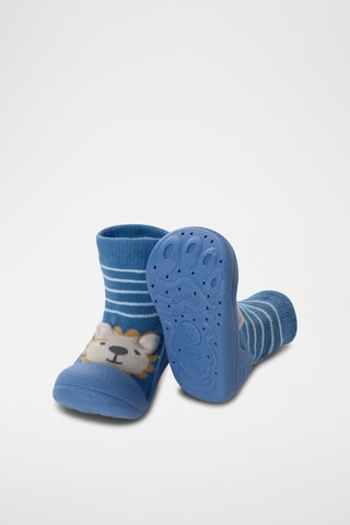 Chaussons-chaussettes - Bleu foncé