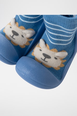 Chaussons-chaussettes - Bleu foncé