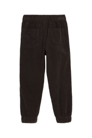 Velours Joggingbroek - Donkerbruin