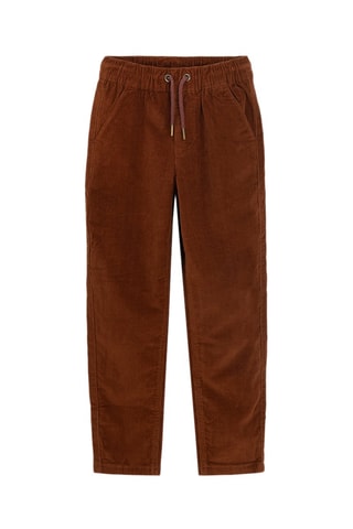 Velours Broek - Karamelbruin