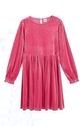 Velours Jurk - Roze