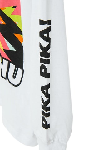 T-shirt Pikachu Pokémon - Wit