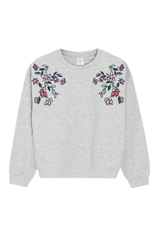 Sweater - Gemêleerd Grijs