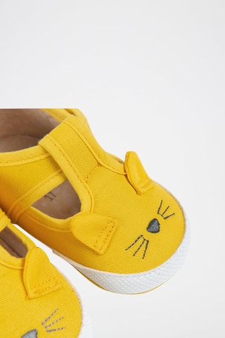 Chaussons à oreilles Jaune