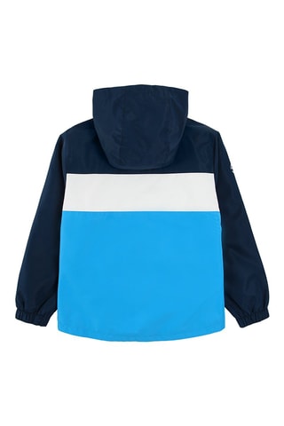 Jasje met Capuchon Marineblauw en Wit