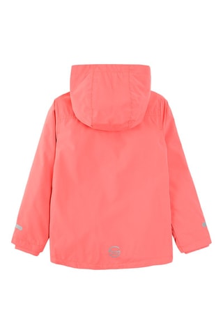 Parka met Capuchon Koraalrood